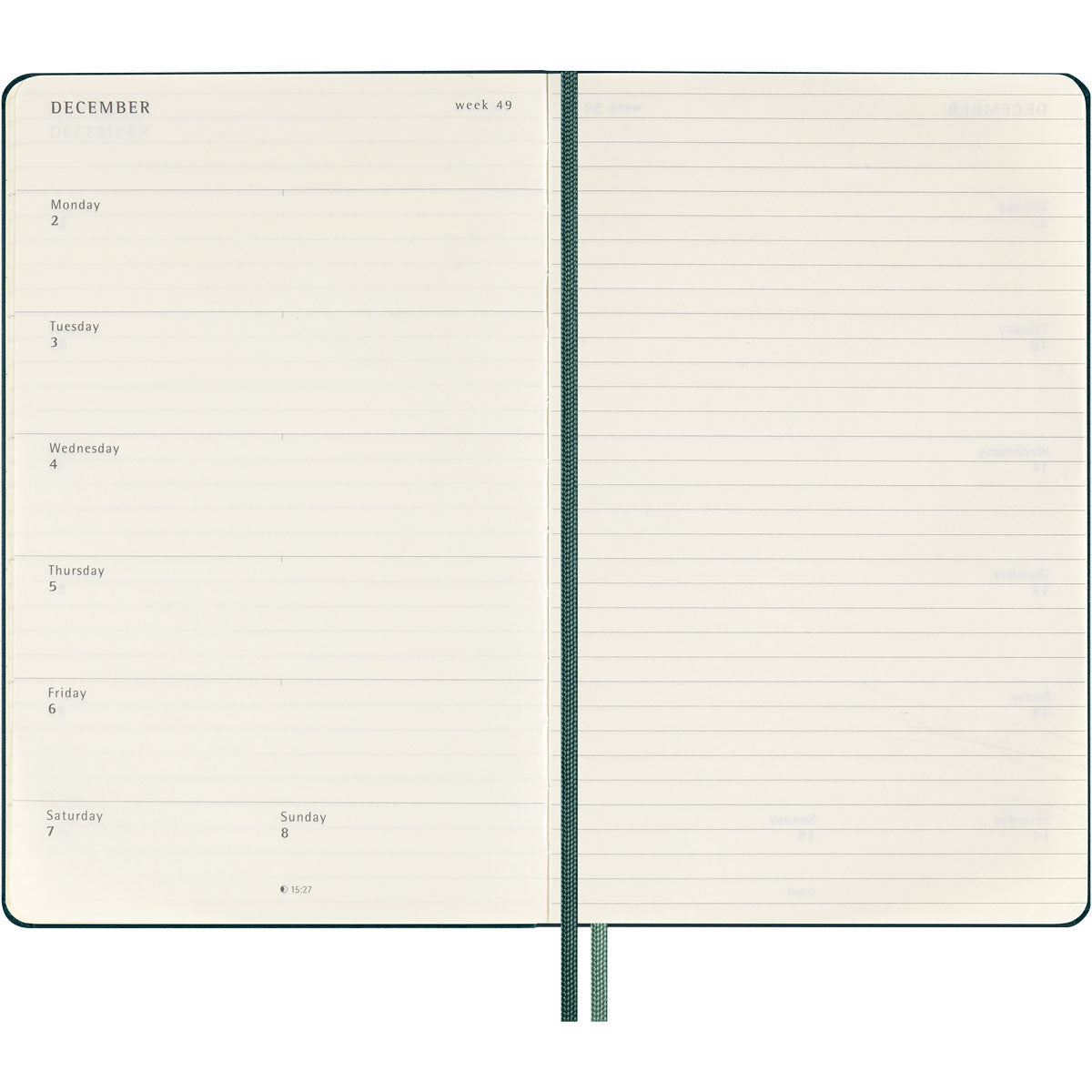 Moleskine Diary 18M Weekly + Notes HC Large Harry Potter Alohomora Odd Year