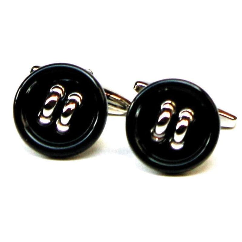 GDESIGN 1116 BLACK BUTTON CUFFLINKS