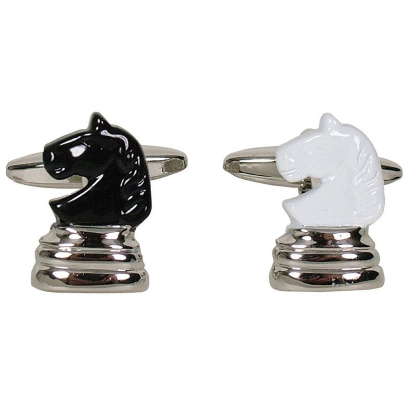 GDESIGN 123 CHESS KNIGHT CUFFLINKS