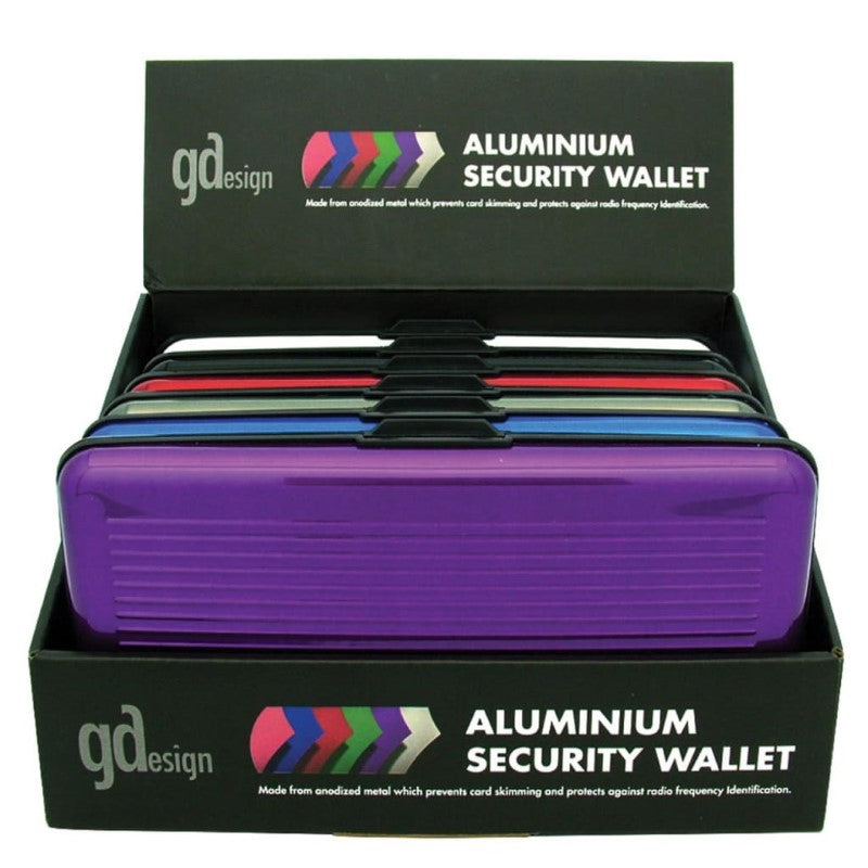 GDESIGN 6CD 3SLT ANODIZ WALLET CASE ASS COL (6=1
