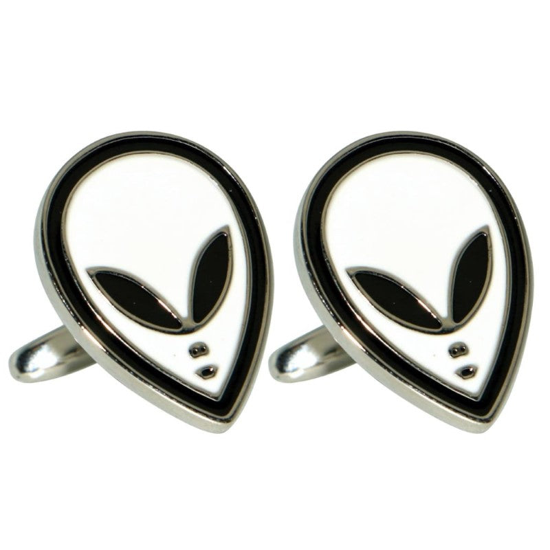 GDESIGN ALIEN FACE CUFFLINKS