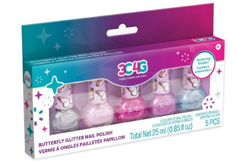 Nail Polish Set - 3C4G Butterfly (5pcs)