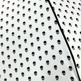 GDESIGN WHITE UMBRELLA BLACK SKULL PRINT