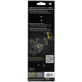 NITE IZE GEAR TIE REUSE. RUB-TWIST TIE 18" 2PK BLACK