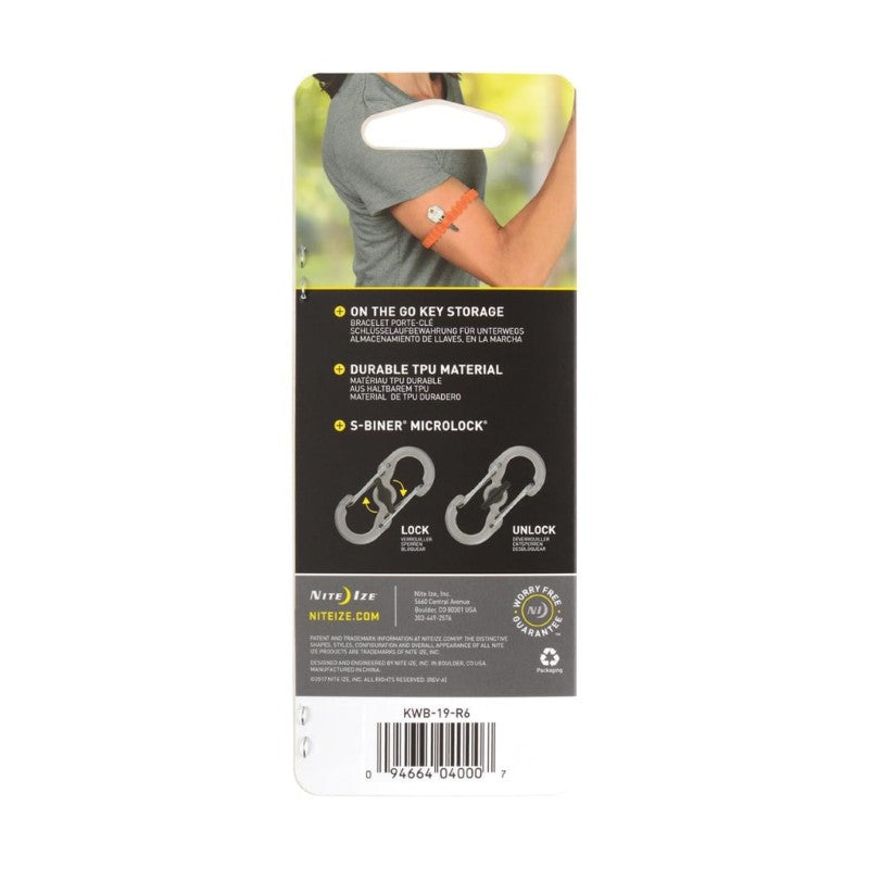 NITE IZE KEY BAND-IT STRETCH WRISTBAND - ORANGE