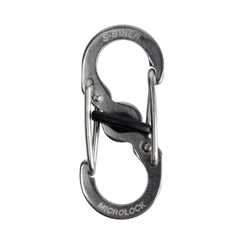 NITE IZE S-BINER MICROLOCK STAINLESS STEEL 2PK