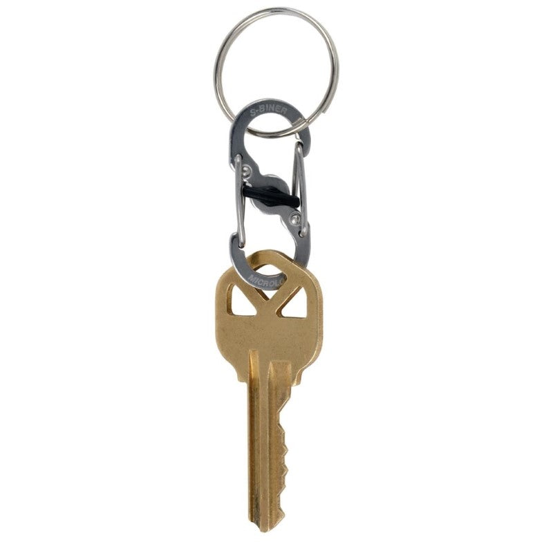 NITE IZE S-BINER MICROLOCK STAINLESS STEEL 2PK
