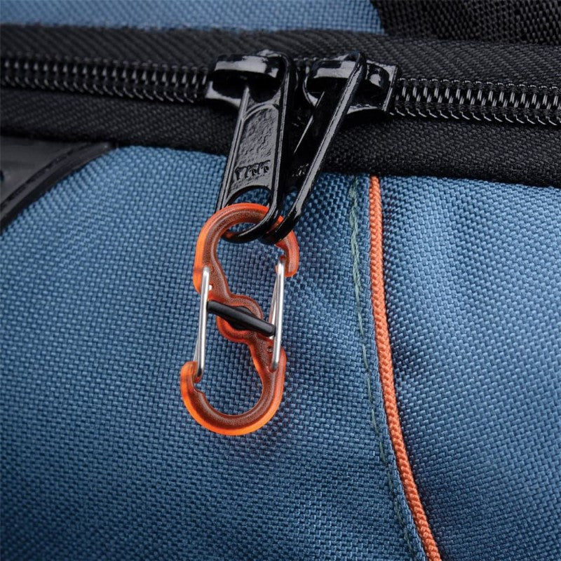NITE IZE S-BINER MICROLOCK POLYCARBONATE 2PK ORNG