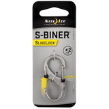 NITE IZE S-BINER SLIDELOCK #2 - STAINLESS