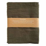 FORAGE TABLECLOTH  - LINEN COTTON BLEND 150 X 200cm OLIVE