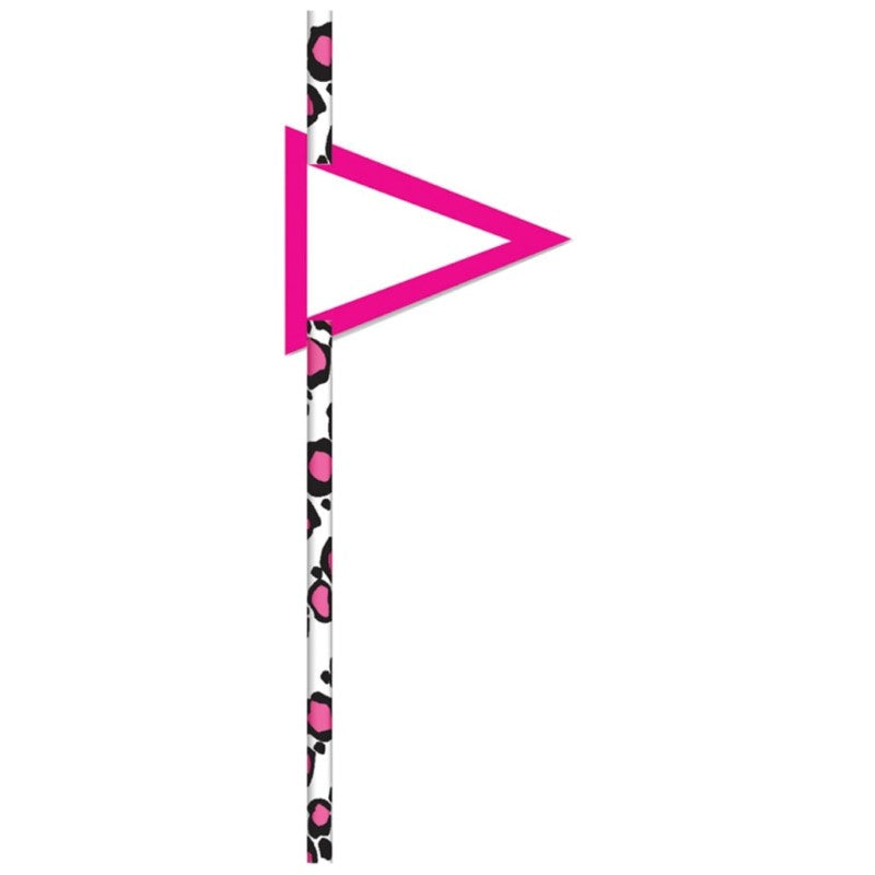CUP CAKE CREATION 7009 19CM STRW PINK LEOPARD C/CAKES 24PC