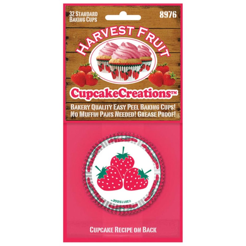 CUP CAKE CREATION 8976 STD H-VEST FRUT STRWBER C/CAKE 32PC