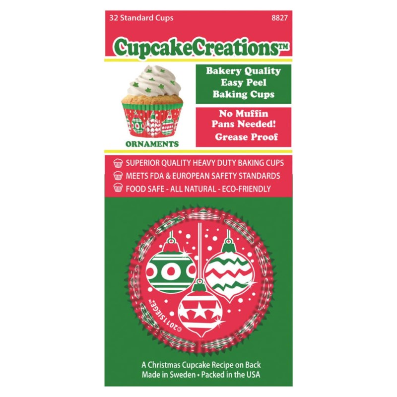 CUP CAKE CREATION STD ORNAMENTS CUPCAKE 32PCS