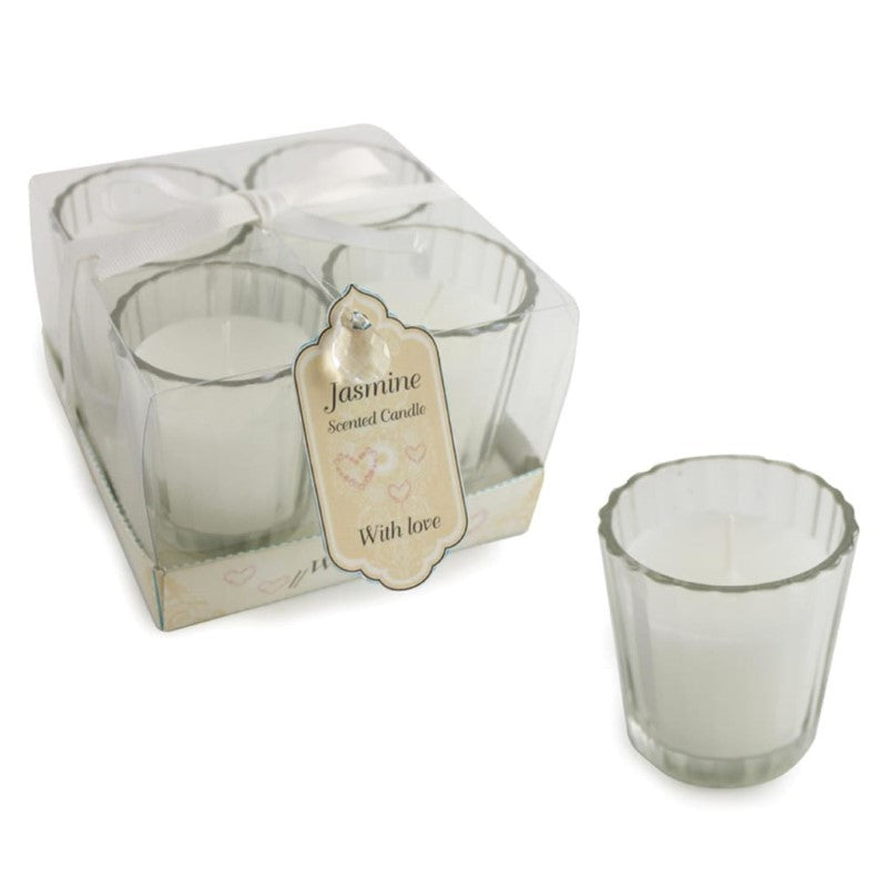 COYOTE JENNIFER WEDDING DAY CANDLE SET X4