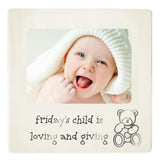 DAKOTA BABY PHOTO FRAME-FRIDAY