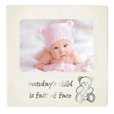 DAKOTA BABY PHOTO FRAME-MONDAYS CHILD