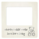 DAKOTA BABY PHOTO FRAME-SATURDAY