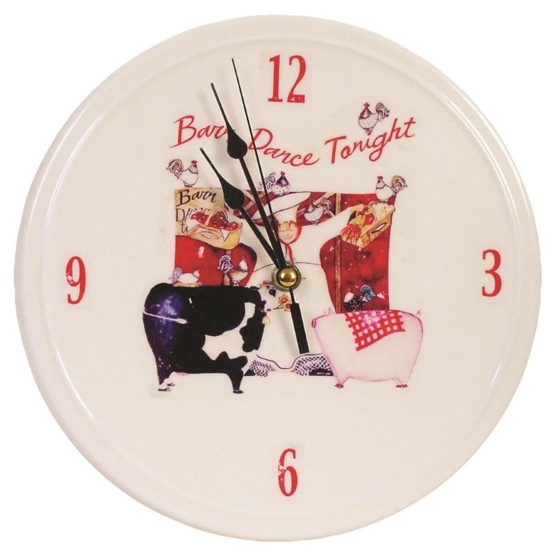 DAKOTA BARN DANCE WALL CLOCK