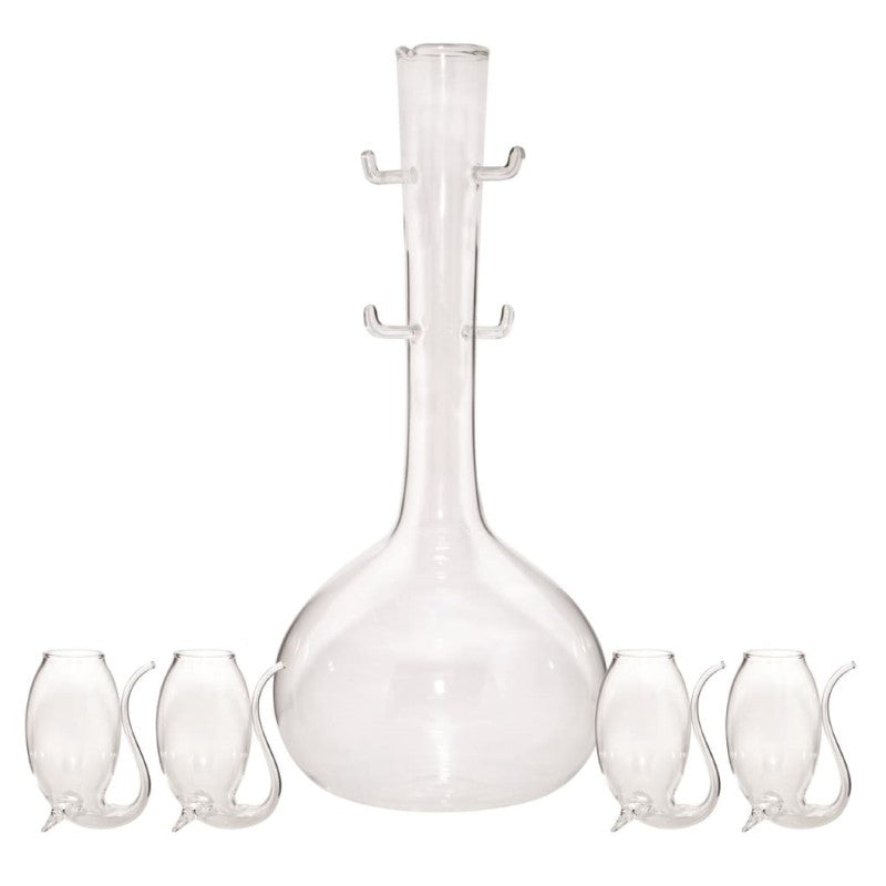 Coyote Coyote Decanter and 4 Port Sippers