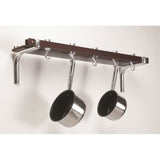 ESPRESSO WD RECT WALL RACK