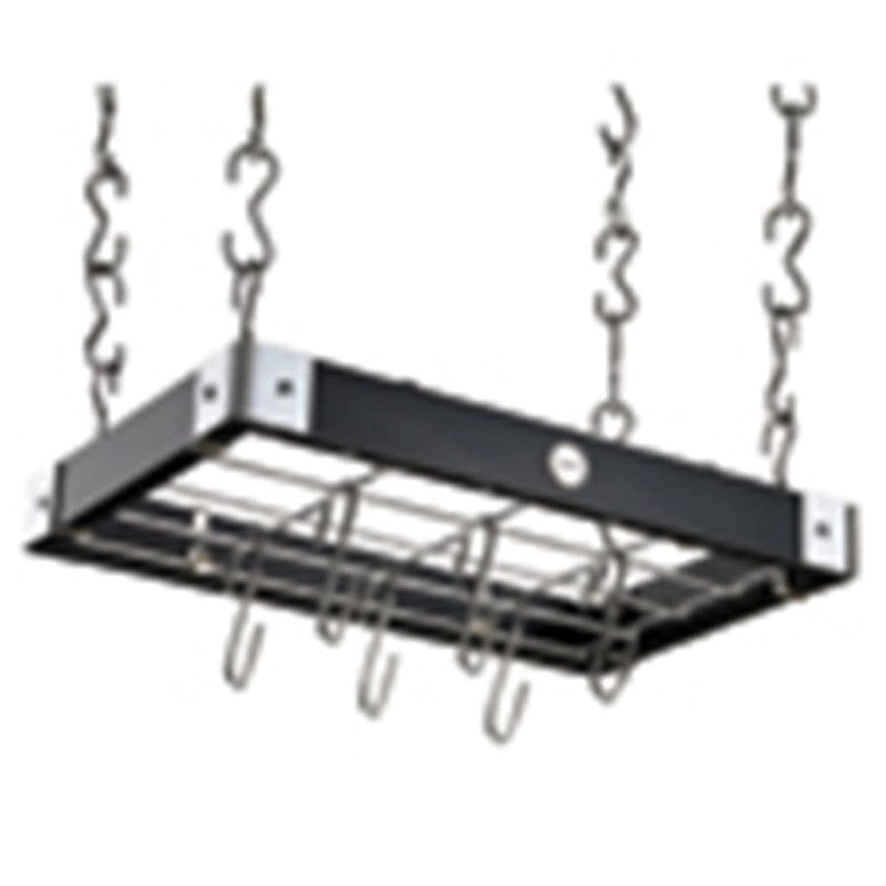 METRO CEILING RACK BLACK WOOD