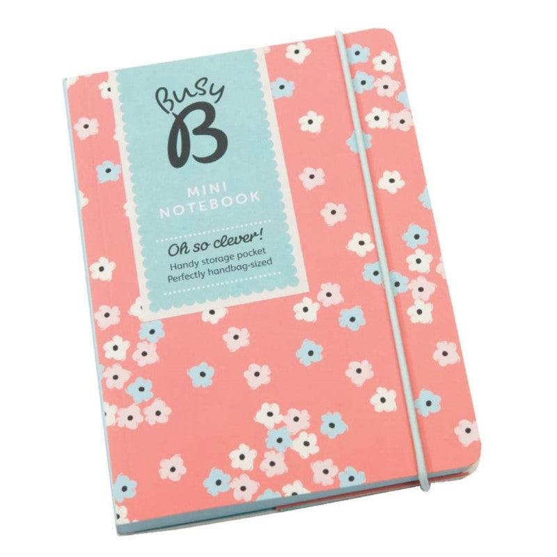 BUSY B MINI NOTEBOOK A6 PINK MINI FLORAL