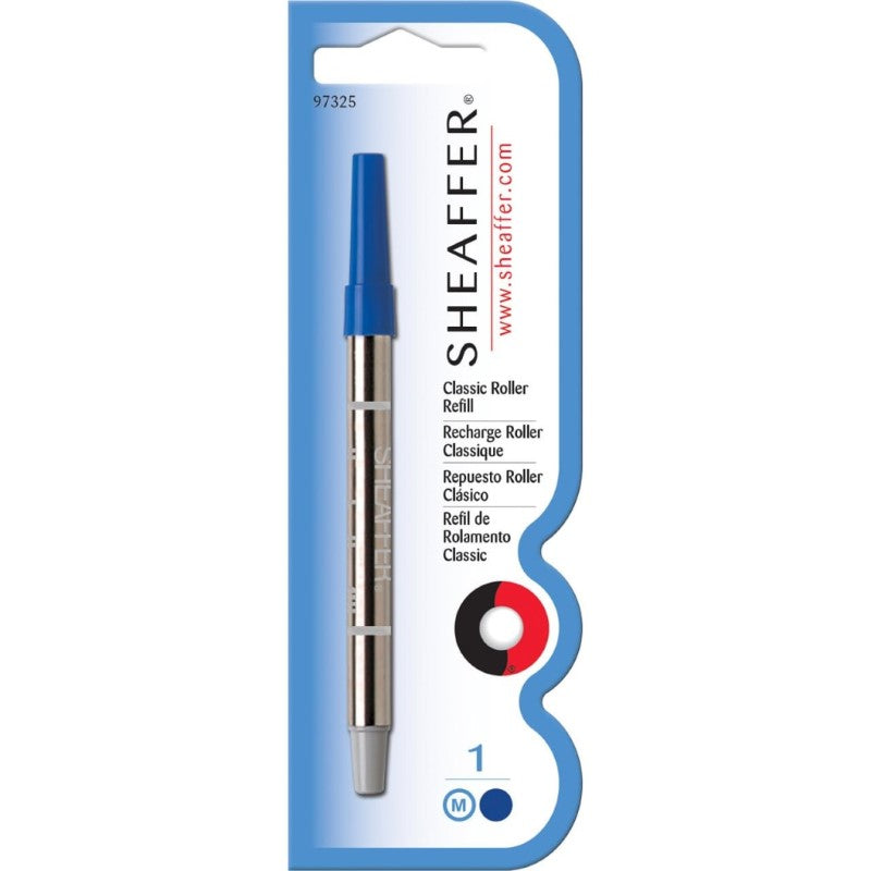 SHEAFFER® CLASSIC ROLLERBALL REFILL - BLUE MEDIUM - BLISTER CARD