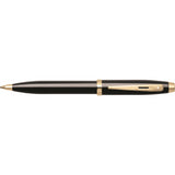 SHEAFFER® 100 9322 GLOSSY BLACK BALLPOINT PEN WITH GOLD-TONE TRIM