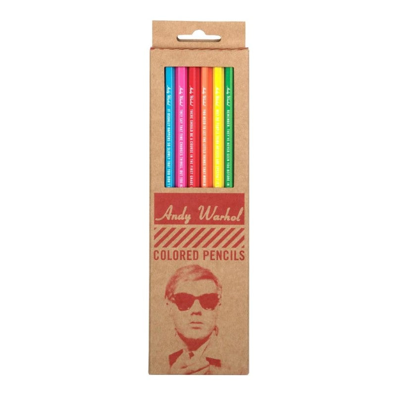 COLORED PENCIL SET WARHOL PHILOSOPHY