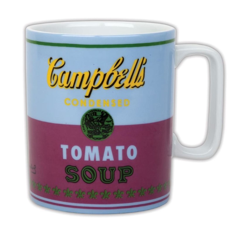 MUG WARHOL SOUP RED/VIOLET