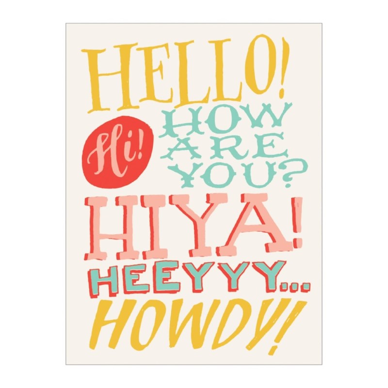 GREET ASSRT NTCD LADYFINGERS LETTERPRESS