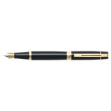 SHEAFFER® 300 9325 GLOSSY BLACK FOUNTAIN PEN WITH GOLD-TONE TRIM - MEDIUM