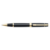SHEAFFER® 300 9325 GLOSSY BLACK ROLLERBALL PEN WITH GOLD-TONE TRIM