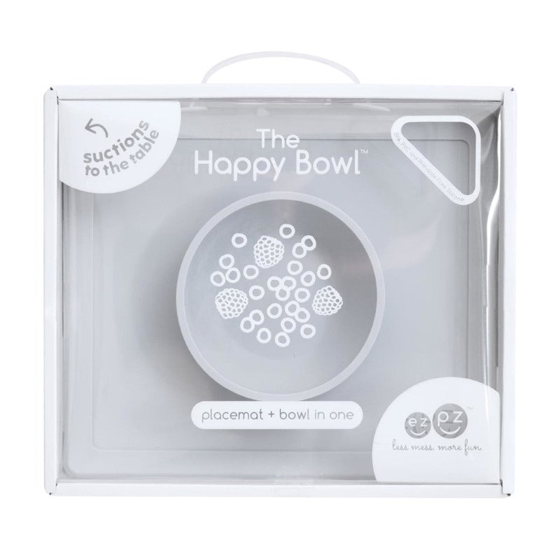 EZPZ HAPPY BOWL PEWTER