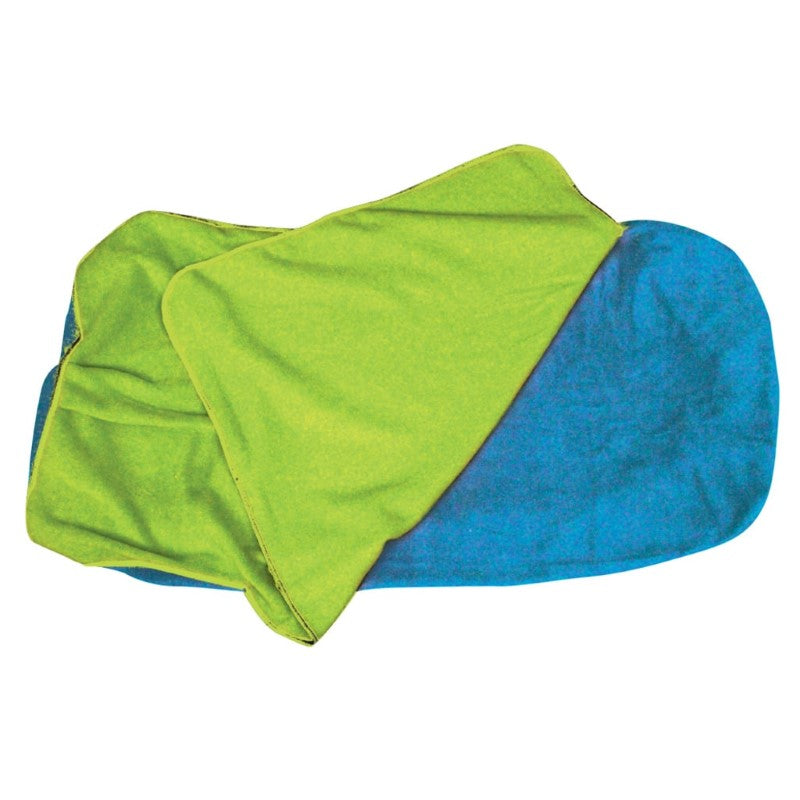 SILLY BILLYZ COT COMBO LIME/AQUA FLEECE