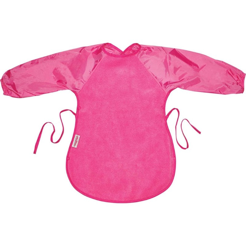 SILLY BILLYZ FLEECE MESSY EATER BIB CERISE