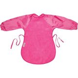 SILLY BILLYZ FLEECE MESSY EATER BIB CERISE