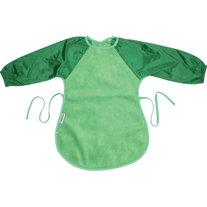 SILLY BILLYZ FLEECE MESSY EATER BIB FERN/MOSS