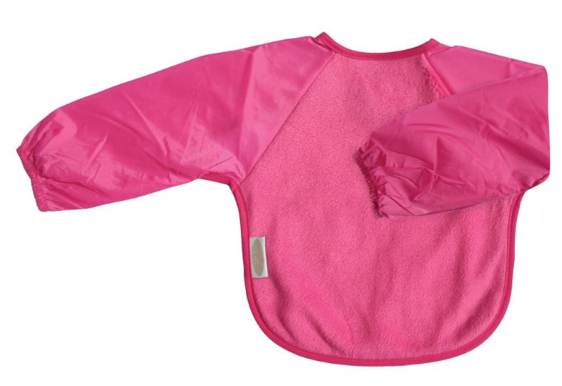 SILLY BILLYZ FLEECE SMALL L/S BIB CERISE