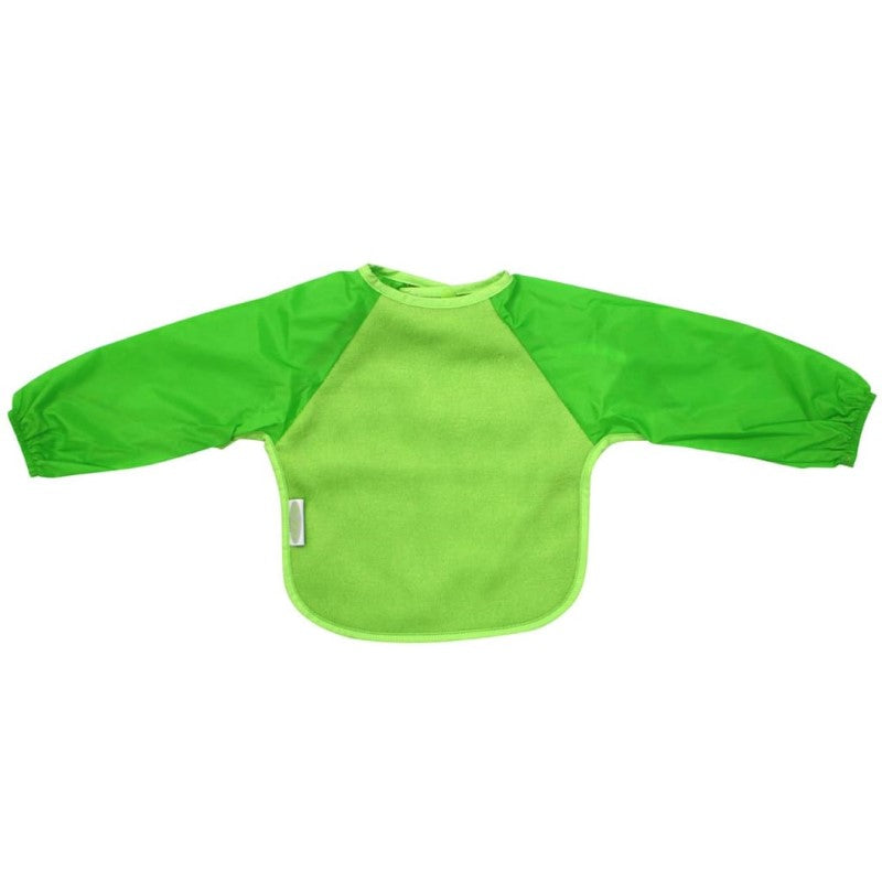 SILLY BILLYZ FLEECE SMALL L/S BIB LIME