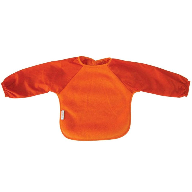 SILLY BILLYZ FLEECE SMALL L/S BIB ORANGE