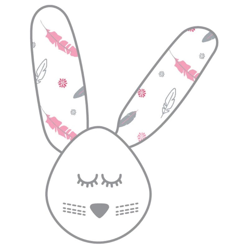 SILLY BILLYZ JERSEY SNUGGYPOP RABBIT PINK SPOT