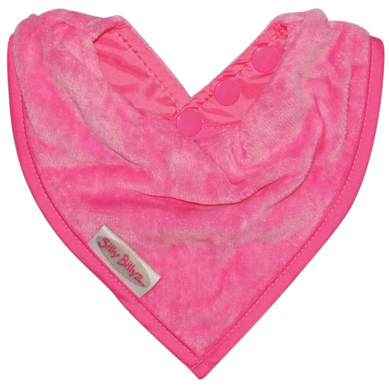 SILLY BILLYZ TOWEL BANDANA BIB CERISE