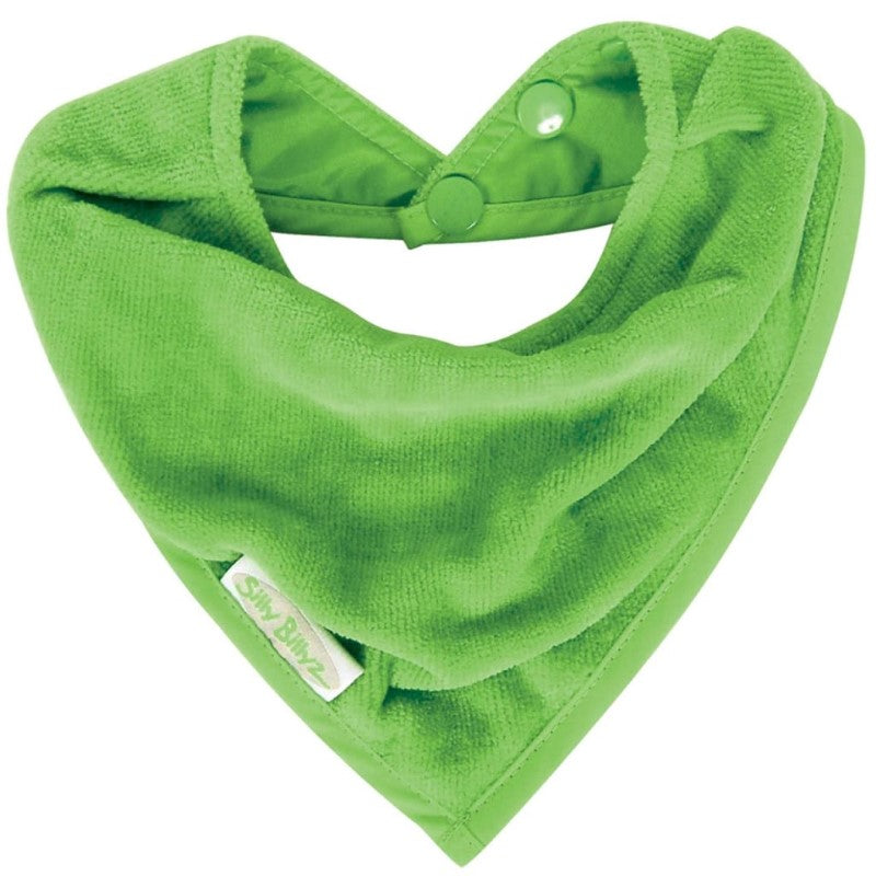SILLY BILLYZ TOWEL BANDANA BIB LIME