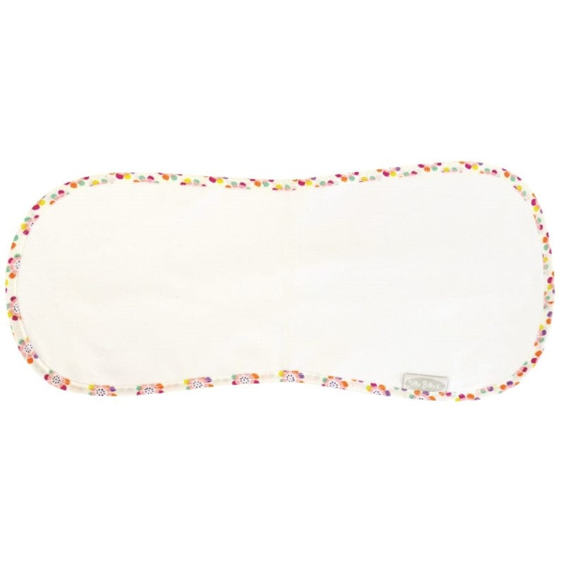 SILLY BILLYZ TOWEL SHOULDER BIB 1PK PANSY