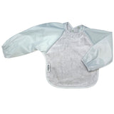 SILLY BILLYZ TOWEL SMALL L/S BIB SILVER