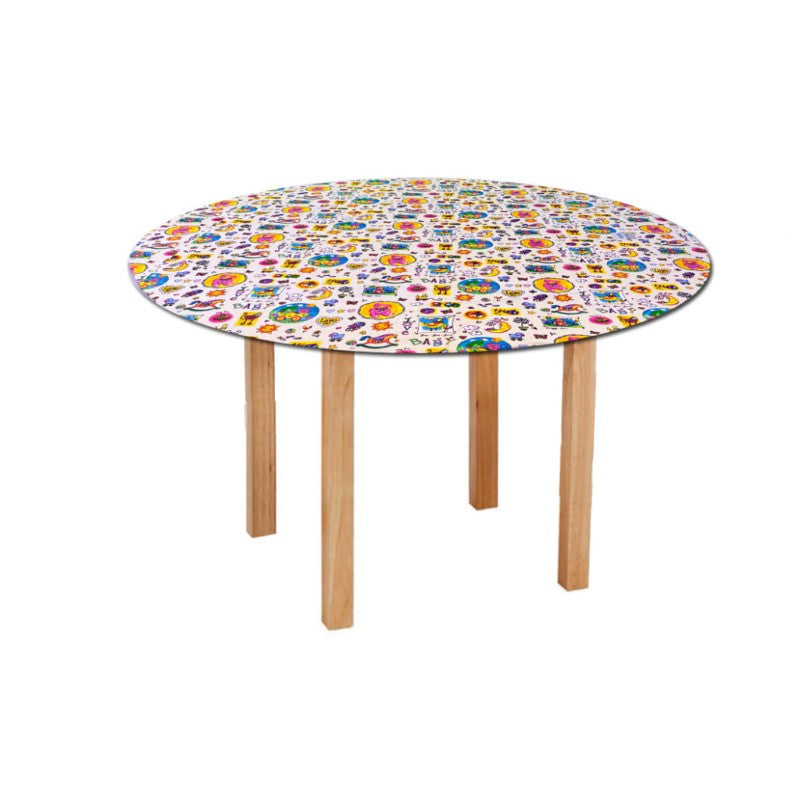 SILLY BILLYZ TABLECLOTH 120CM ROUND BABY