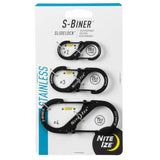 NITE IZE SLIDELOCK CARABINER 3PACK