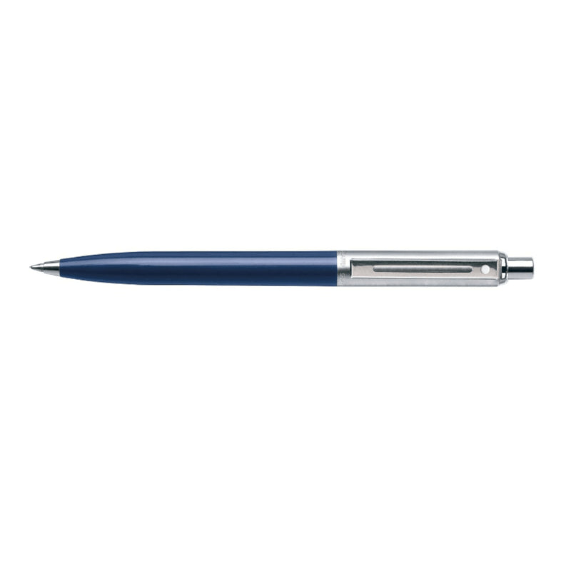 SHEAFFER® SENTINEL BLUE BALLPOINT PEN WITH CHROME CAP AND CHROME TRIM