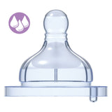 CHICCO TEAT: WELL-BEING SILICON 4M+ FAST FLOW 2PK